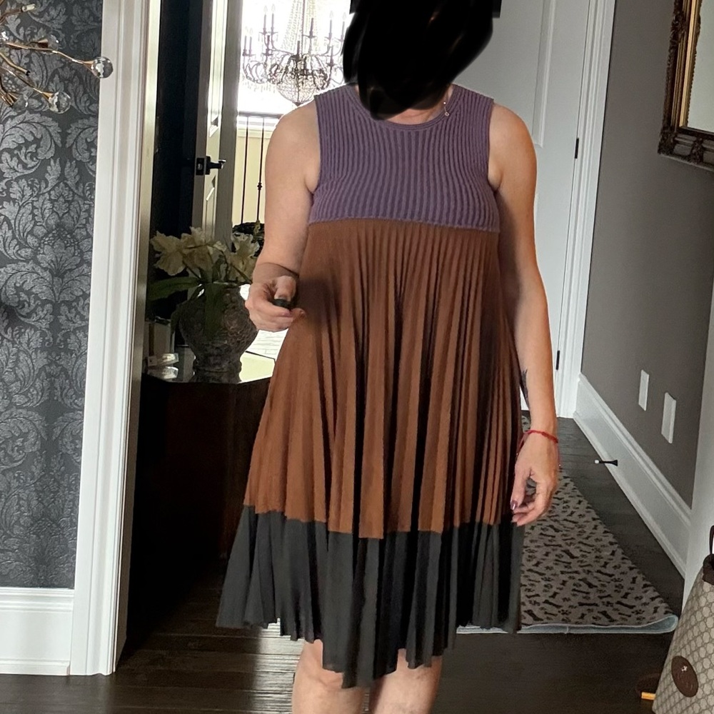 Missoni Purple and Brown Knit Dress